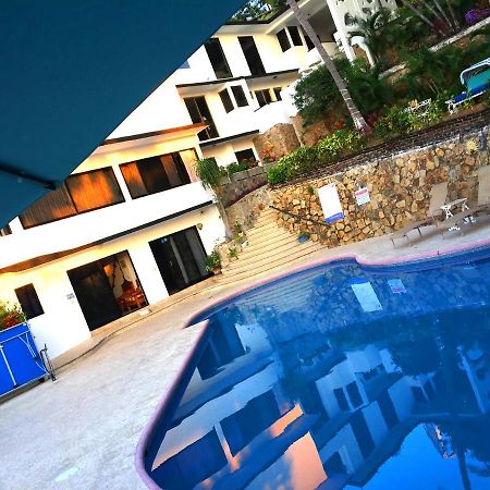 Villa Guitarron Gran Terraza Vista Espectacular 6 Huespedes Piscina Gigante 아카풀코 외부 사진