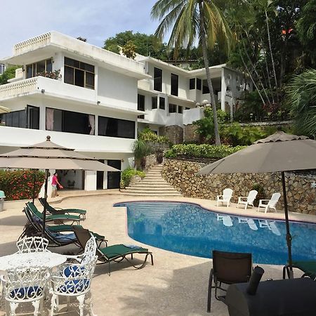 Villa Guitarron Gran Terraza Vista Espectacular 6 Huespedes Piscina Gigante 아카풀코 외부 사진