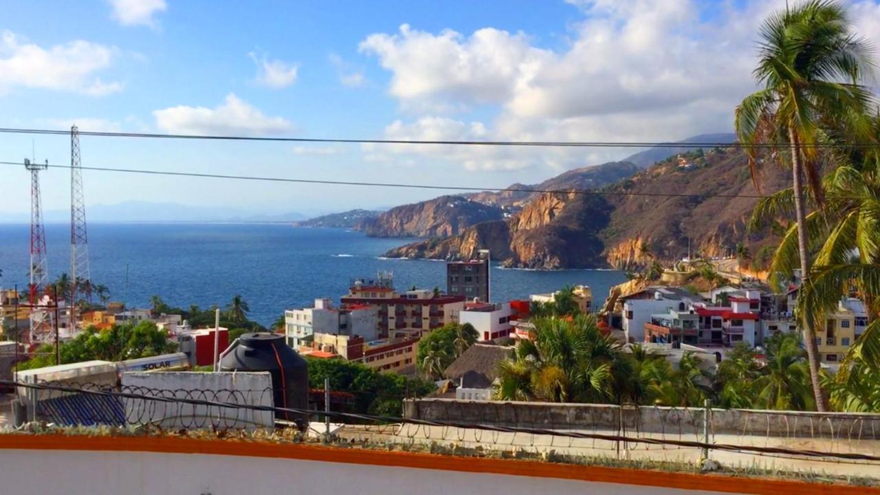 Villa Guitarron Gran Terraza Vista Espectacular 6 Huespedes Piscina Gigante 아카풀코 외부 사진