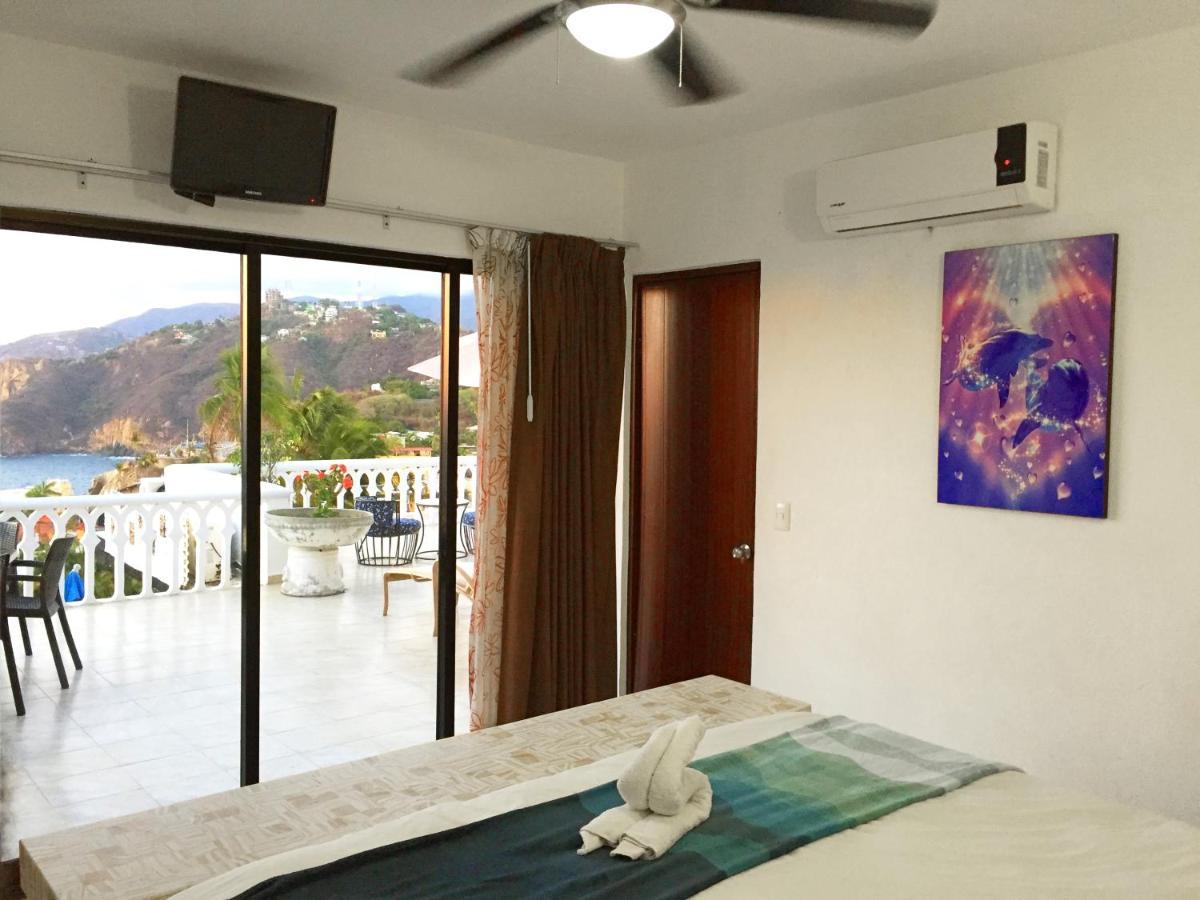 Villa Guitarron Gran Terraza Vista Espectacular 6 Huespedes Piscina Gigante 아카풀코 외부 사진