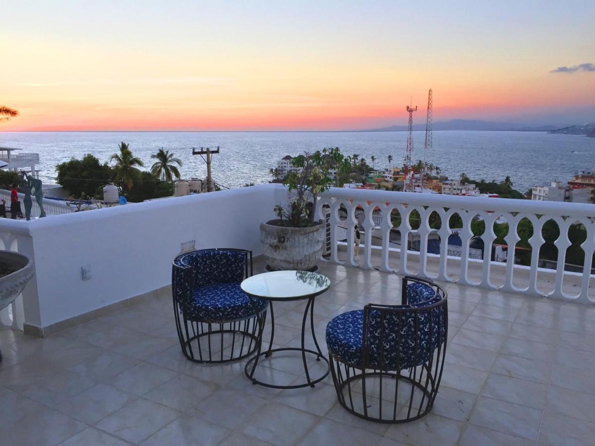 Villa Guitarron Gran Terraza Vista Espectacular 6 Huespedes Piscina Gigante 아카풀코 외부 사진