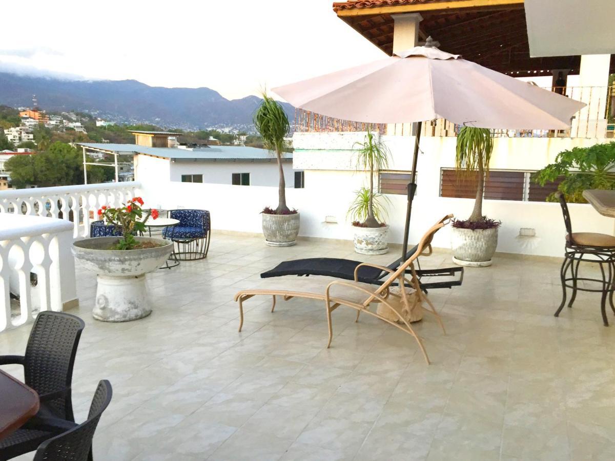 Villa Guitarron Gran Terraza Vista Espectacular 6 Huespedes Piscina Gigante 아카풀코 외부 사진