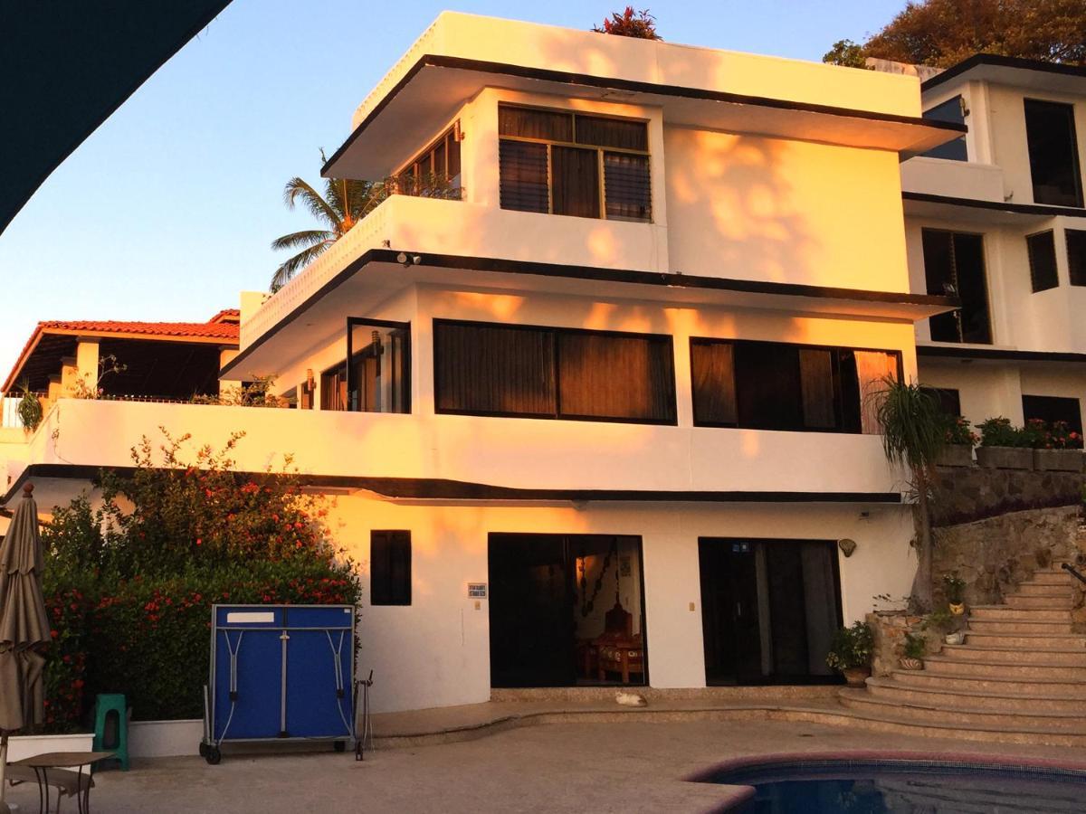 Villa Guitarron Gran Terraza Vista Espectacular 6 Huespedes Piscina Gigante 아카풀코 외부 사진