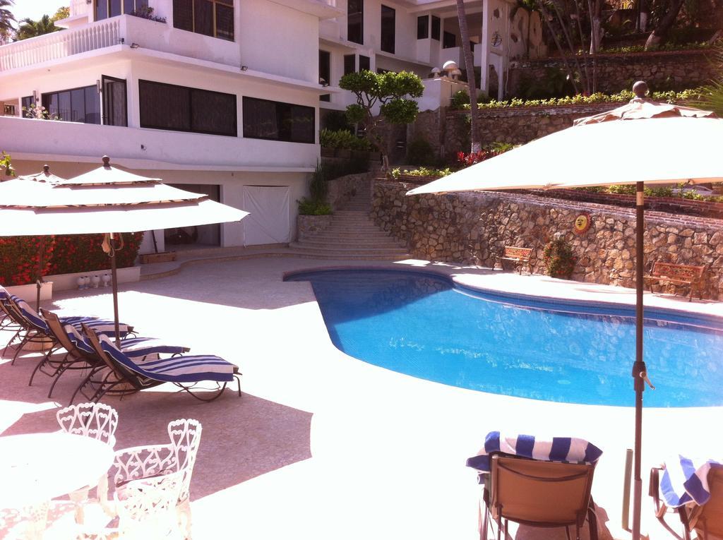 Villa Guitarron Gran Terraza Vista Espectacular 6 Huespedes Piscina Gigante 아카풀코 객실 사진